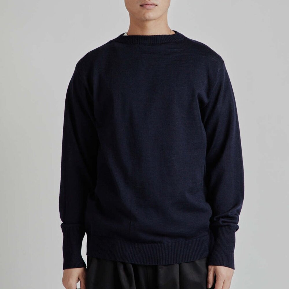 Andersen Andersen Men's marine crewneck sweater